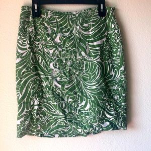 Green pencil skirt